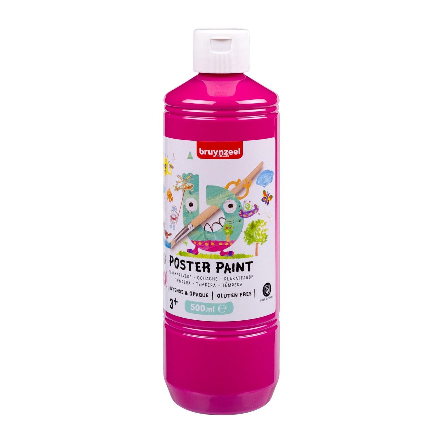 Bruynzeel • gouache poster paint 500ml roze