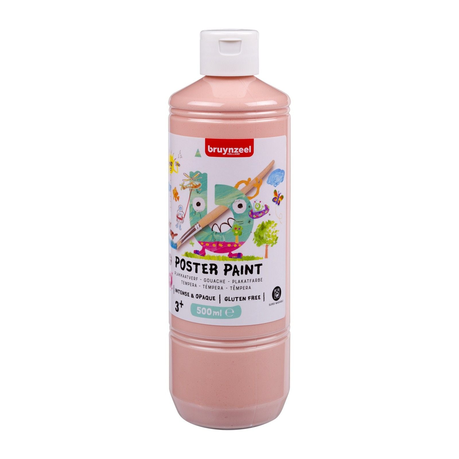 Bruynzeel plakkaatverf 500ml roze beige