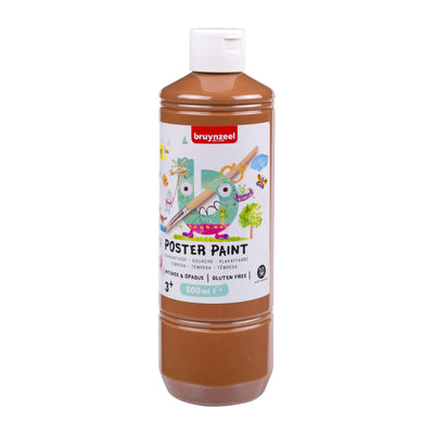 Bruynzeel • gouache poster paint 500ml lichtbruin