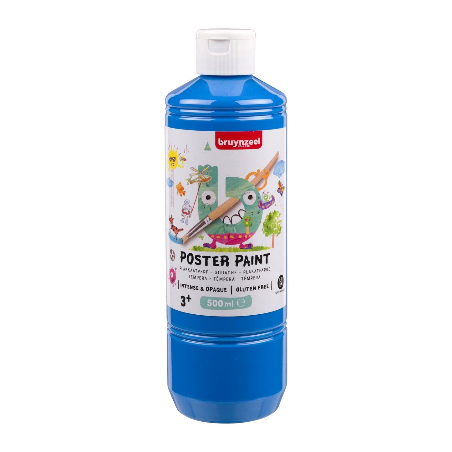 Bruynzeel • gouache poster paint 500ml lichtblauw