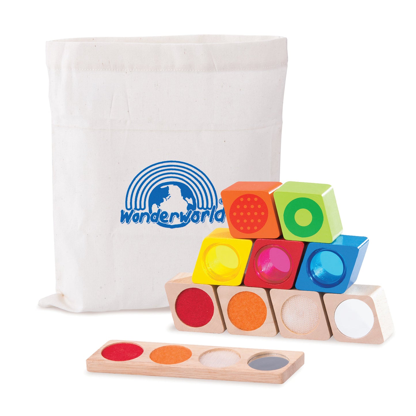 Wonderworld houten zintuigblokken