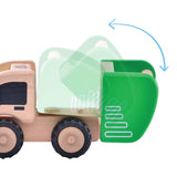 Wonderworld Houten Mini Vuilniswagen - afbeelding 2