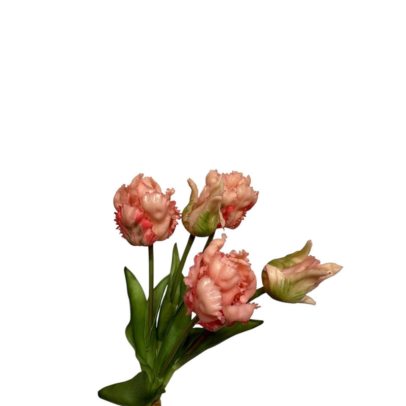 Roberts collection kunstboeket tulpen parrot roze