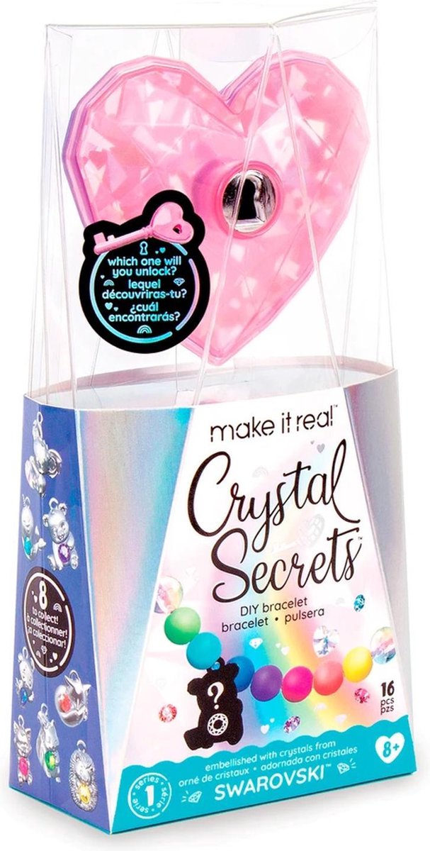 Make it real - set voor het maken van armbanden diy - swarovsky - kristalgeheim