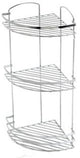 Plieger solid doucherek - hoekplanchet - 3 laags - draadmodel - chroom