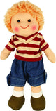 Bigjigs stoffen pop harry jongen jongenspop 28 cm