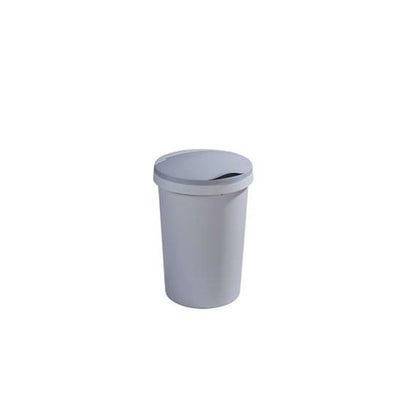 Sunware twinga prullenbak met klepdeksel 45 liter grijs diameter 37,5x54cm