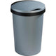 Sunware twinga prullenbak met klepdeksel 45 liter metaal zwart diameter 37,5x54cm