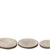 Decoris onderbord hout dia37cm 3-delig