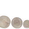 Decoris onderbord hout dia37cm 3-delig