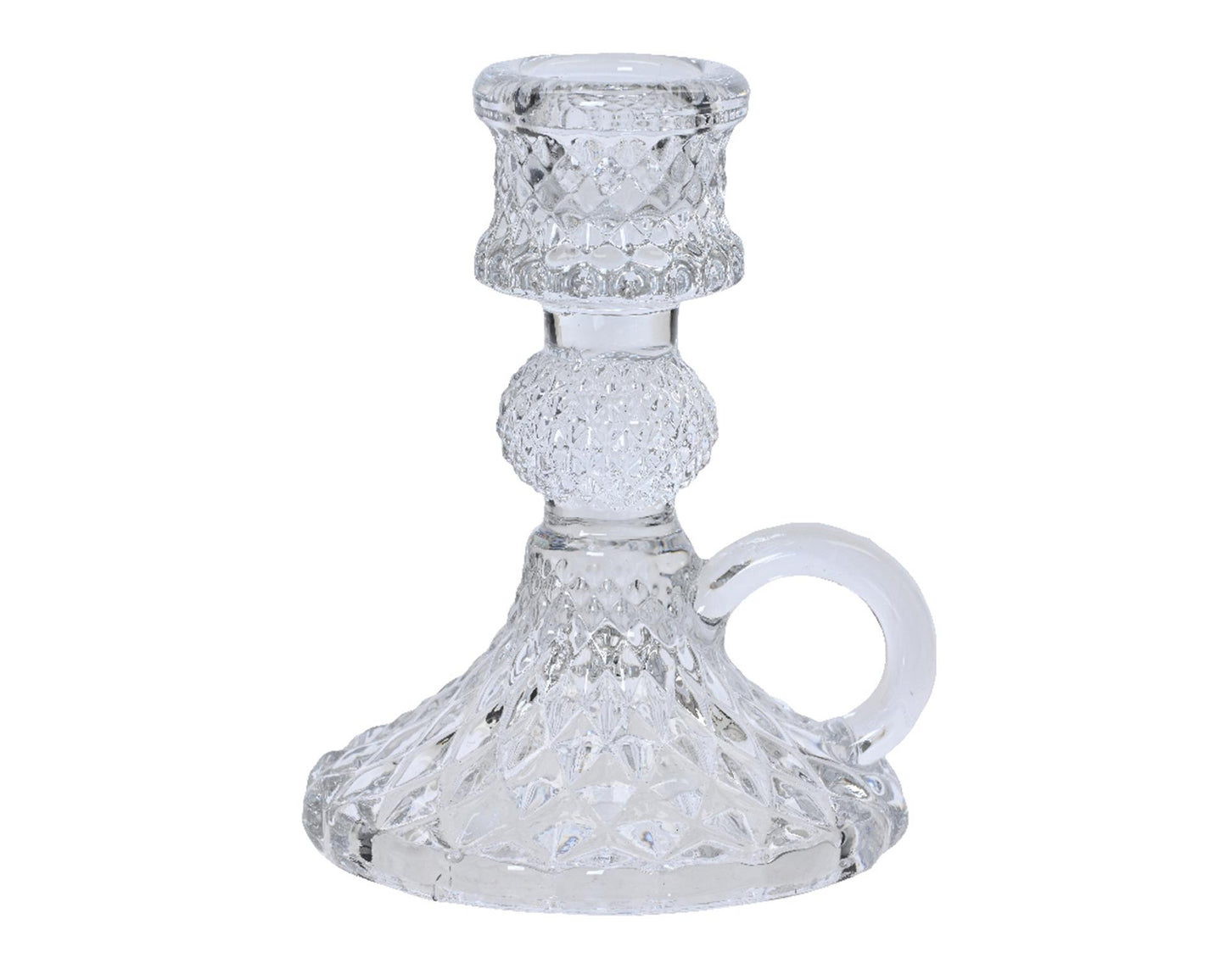 Decoris kandelaar blaker kristal glas 40cm