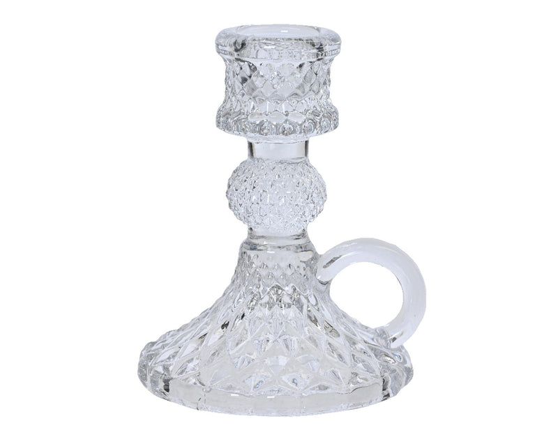 Decoris kandelaar blaker kristal glas 40cm