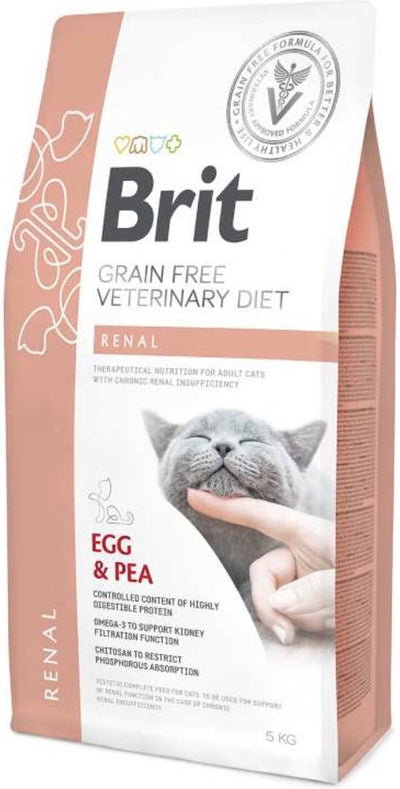 Brit veterinary diet cat - grain free - renal - 2 kg
