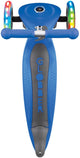 Globber primo foldable lights step met 3 wielen in blauw