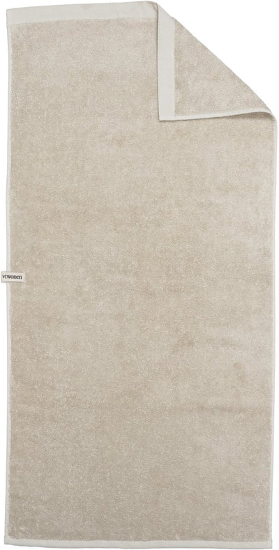 Vtwonen - soft embrace - badhanddoek - 50x100 cm - zand