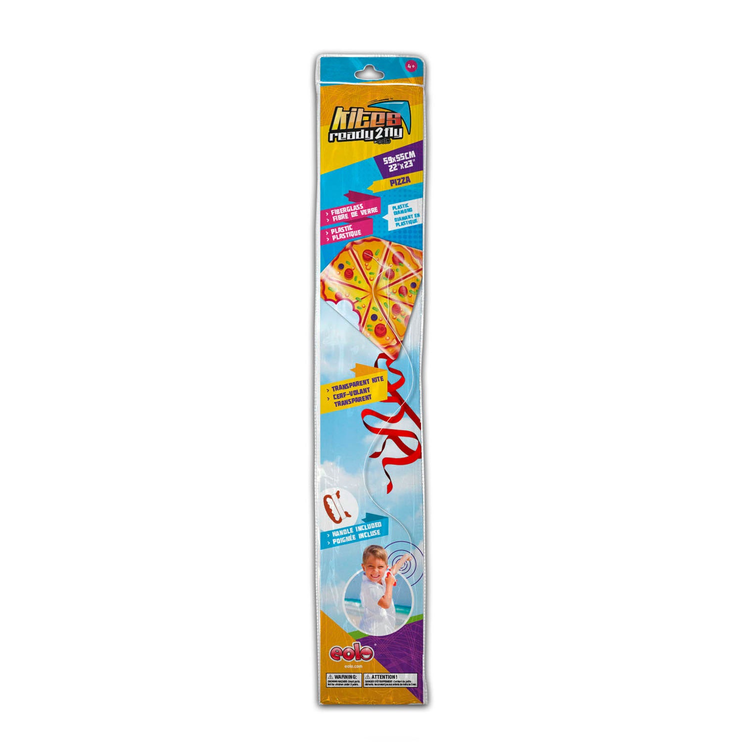 Kites ready 2 fly - vlieger pizza