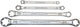 Sw stahl dubbele ringsleutel set torx double ring spanner set flat exf.