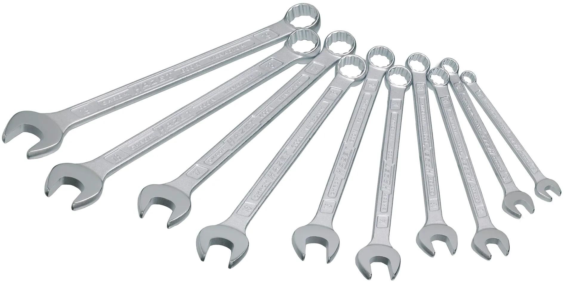 Hazet ringmaulschlüsselsatz open-ended ring wrench se