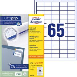 Etiketten avery 3666-200 wit 200 stuks