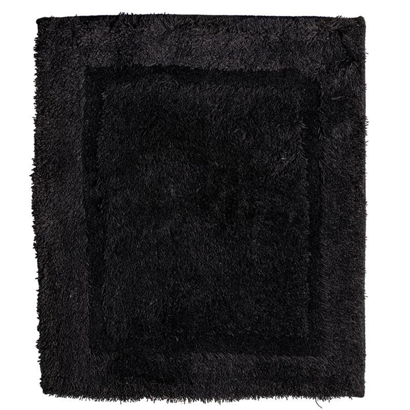 Wicotex badmat uni zwart 60x90cm