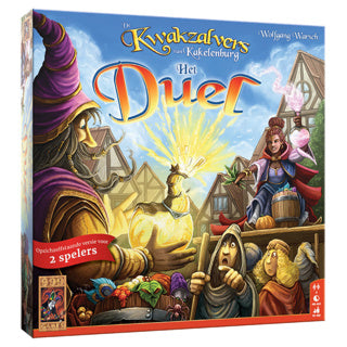 999games 999 games de kwakzalvers van kakelenburg: het duel bordspel (nederlands, 2 spelers, 45 minuten, vanaf 10 jaar)