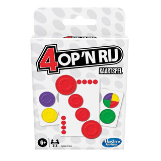Hasbro 4 op 'n rij - kaartspel | 4 stuks