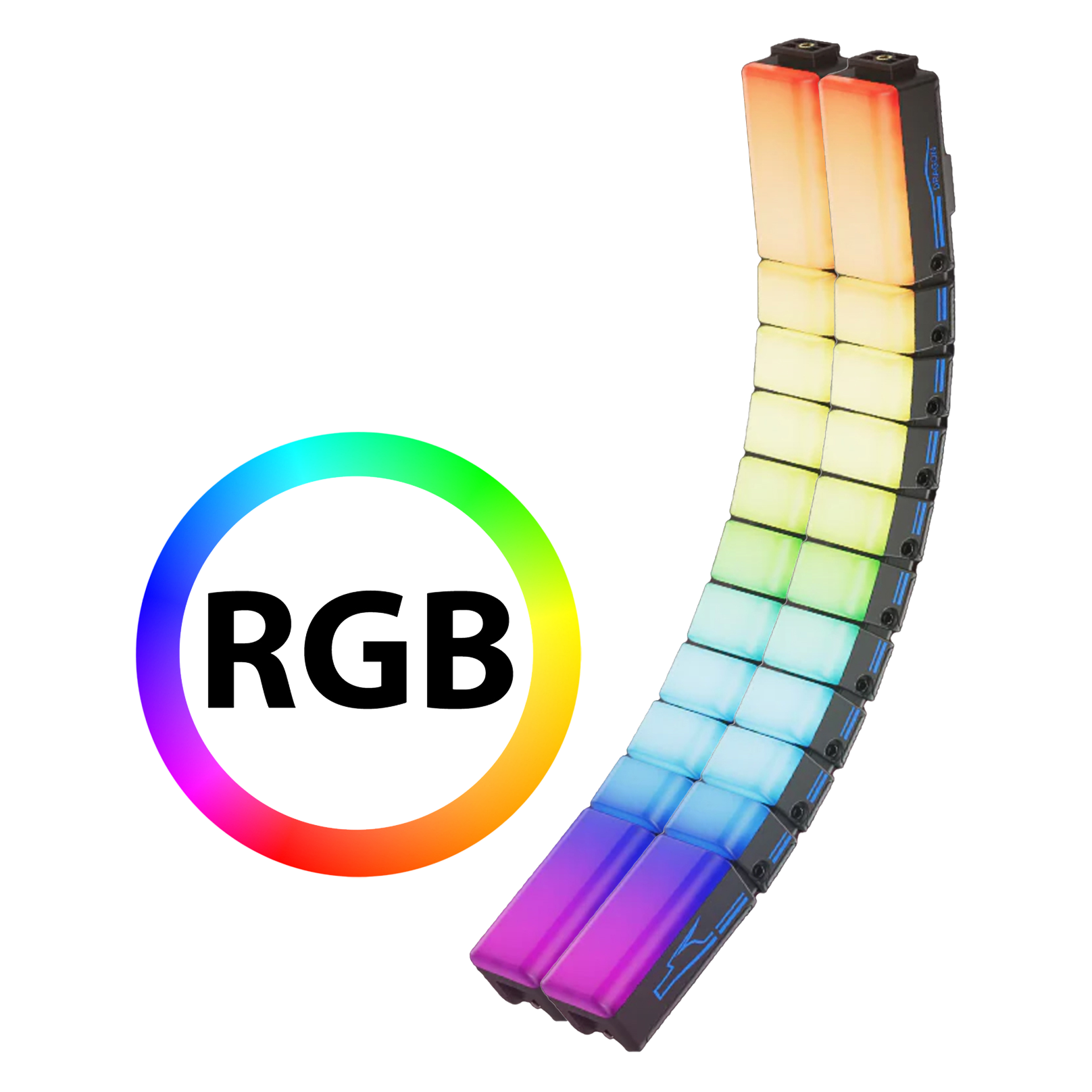 Sirui rgb led paneel b15r-d buigbaar