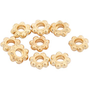 Https: www.cchobby.nl spacer-kralen-d-6-mm-gatgrootte-2-mm-verguld-100-stuk-1-doos - afbeelding 1