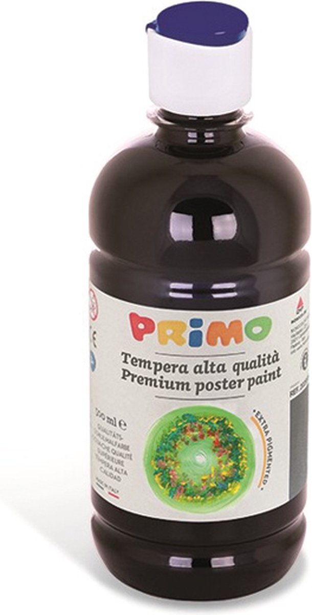 Creativ company plakkaatverf zwart | tempera verf | zwarte poster paint | waterbasis | 500 ml | 1 fles