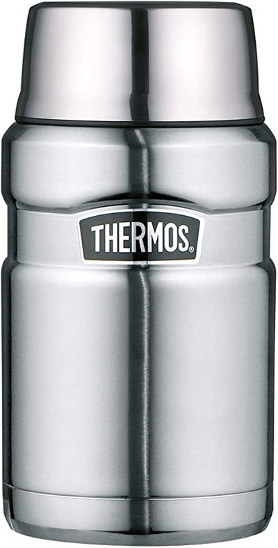 Thermos stainless king voedseldrager - 1,2l - stainless steel mat