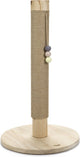 Designed by lotte krabpaal sinora - katten krabpaal - incl touw met balletjes - hout sisal - 40x40x70 cm