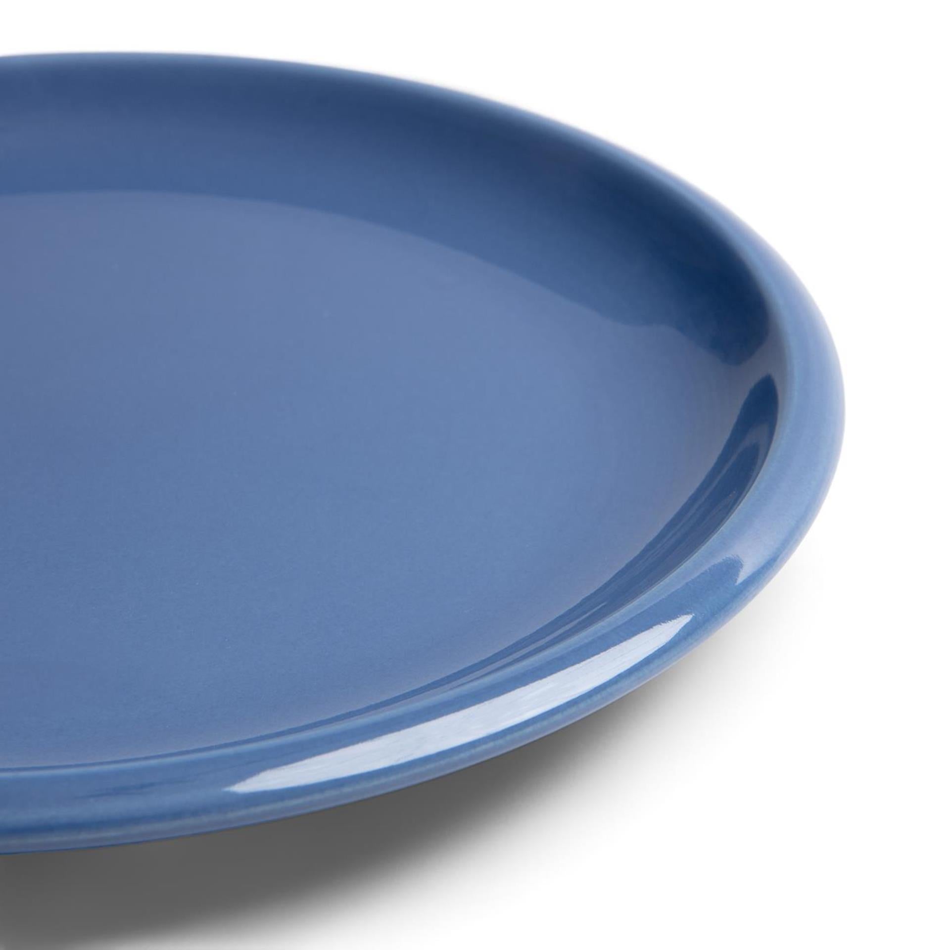 Boerenbont boerenblauw gebaksbord ø16cm l.blauw 6st