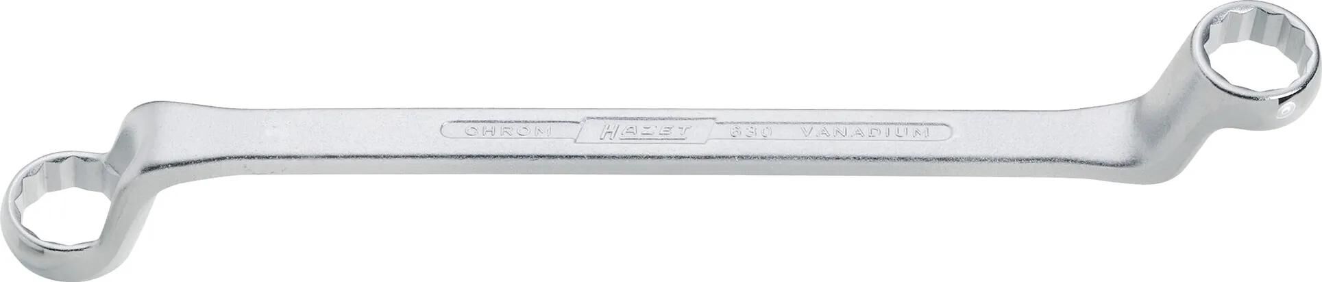 Hazet doppelringschlüssel 630 do-ring key 25x28mm ,deep-crowned