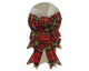 Decoris strik ruit polyester 2-delig 14x17cm