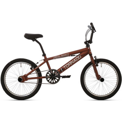 Royal bmx fiets -bugatti tornado freestyle 20 inch - donkerbruin