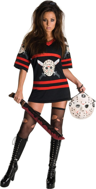 Secret wishes rubies - friday 13th jason killer deluxe dames (maat xs)