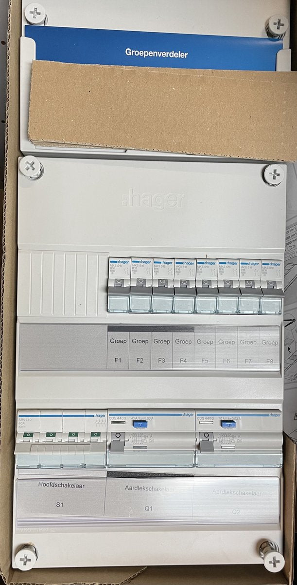 Hager vision installatiekast - vkg44l - e2xyr