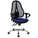 Bureaustoel topstar open point sy deluxe blauw, zwart