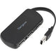 Usb-hub targus ach114eu 4-poorts grijs, zwart