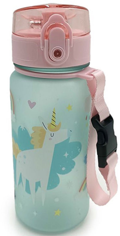 Puckator eenhoorn magie pop top 350ml breukbestendige drinkfles schoolbeker drinkbeker kind