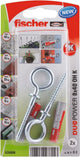 Fischer duopower serie - plug met ooghaak - 8 x 40 mm - nylon componenten