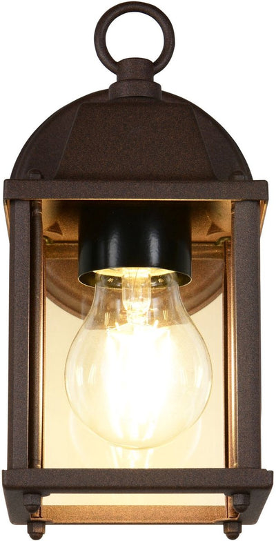 Trio mirande - wandlamp - roestkleur - excl. 1x e27 4 w - - buitenverlichting - ip23