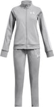 Under armour ua knit track suit unisex trainingspak - grijs - wit