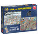 Jan van haasteren puzzel ruimte en film (2x1000)
