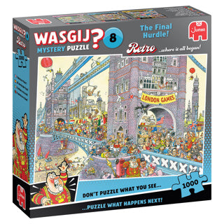 Merkloos sans marque wasgij retro mystery 8 legpuzzel - de laatste horde!, 1000st.