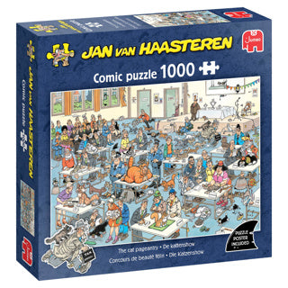 Jan van haasteren de kattenshow 1000 stukjes