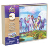 Unicorn academy 3pack houten puzzel in houten doos (3x24 stukjes) | 2 stuks