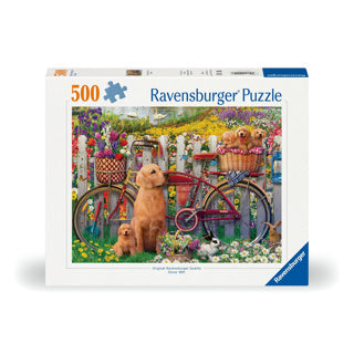 Ravensburger puzzel honden tuin - legpuzzel 500 stukjes dieren.