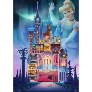 Ravensburger legpuzzel disney castles cinderella, 1000st.