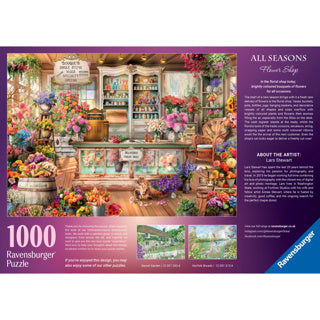 Ravensburger legpuzzel all seasons flowershop, 1000st.